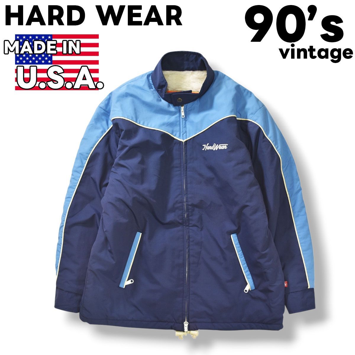 90s ヴィンテージ USA製 ハードウェア HARD WEAR ナイロン ジャケット
