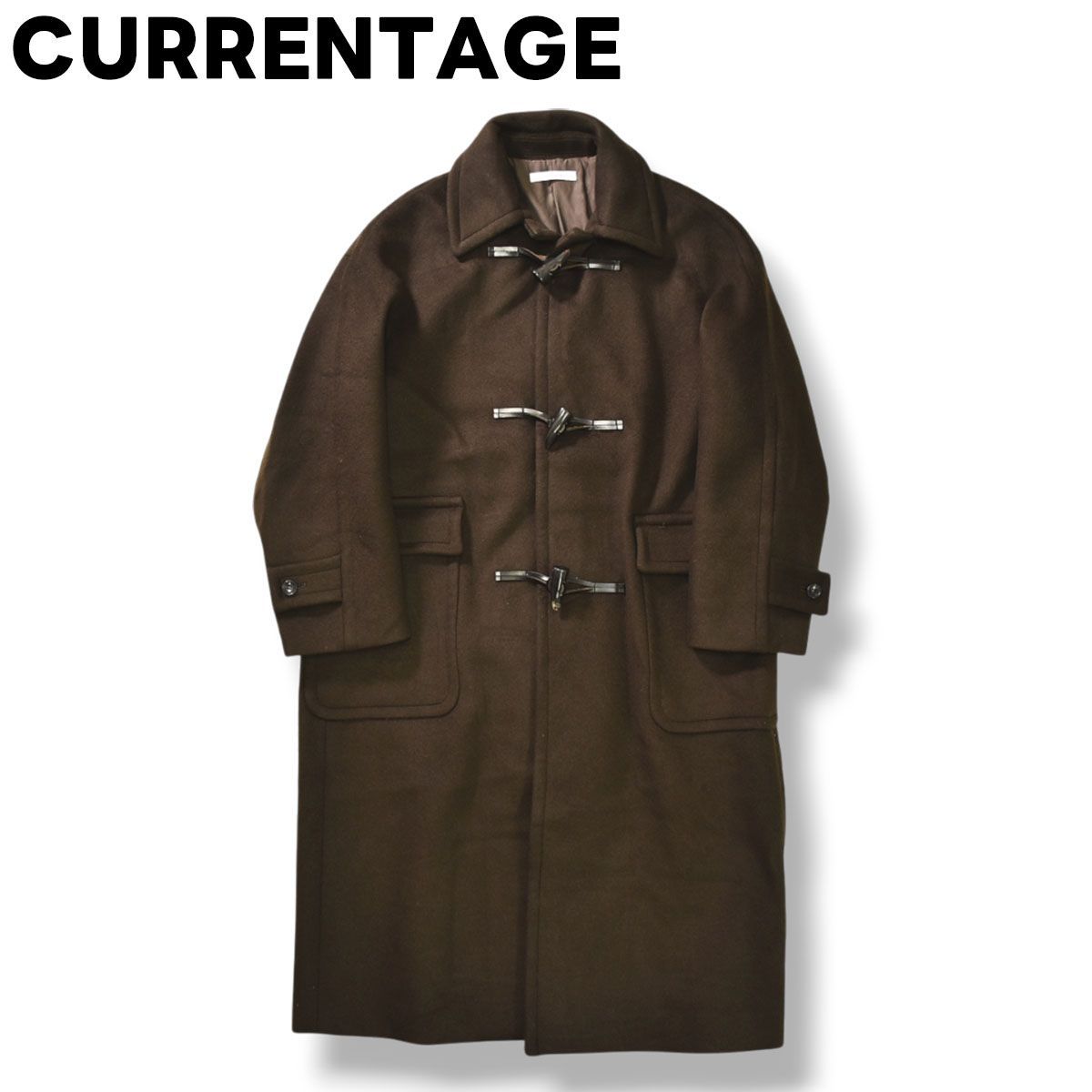 日本製 カレンテージ CURRENTAGE メルトン ウール ダッフル コート