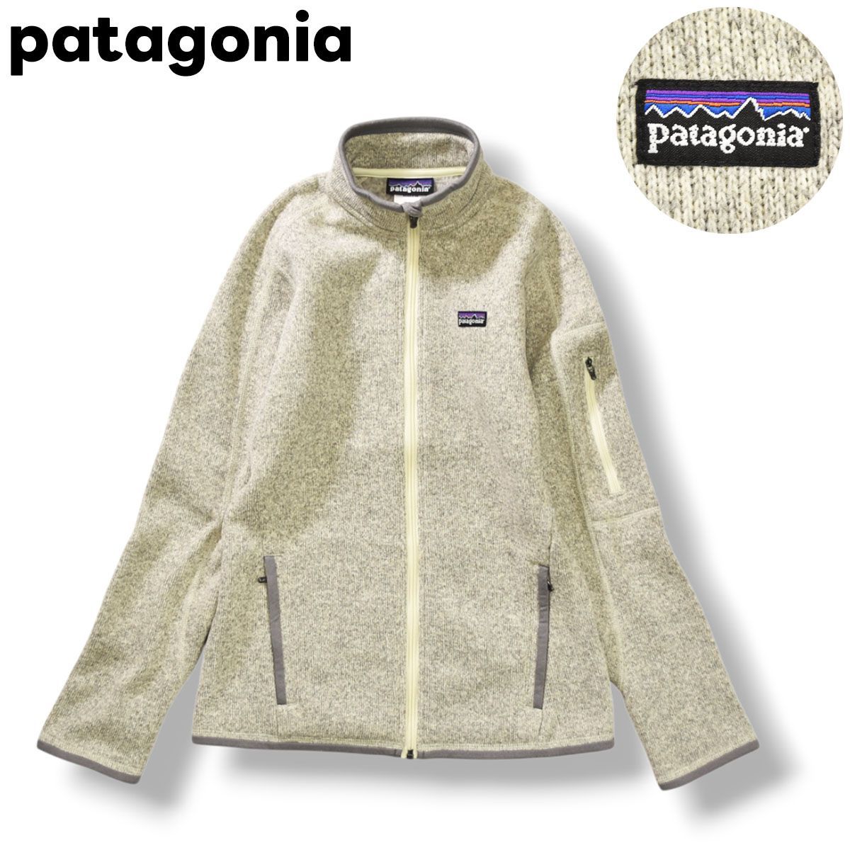 パタゴニア patagonia ベターセーター ニット フリース ジャケット 裏起毛 ジップアップ ジャンパー XS グレー アウトドア カジュアル ウェア タウンユース レジャー ウィメンズ レディース