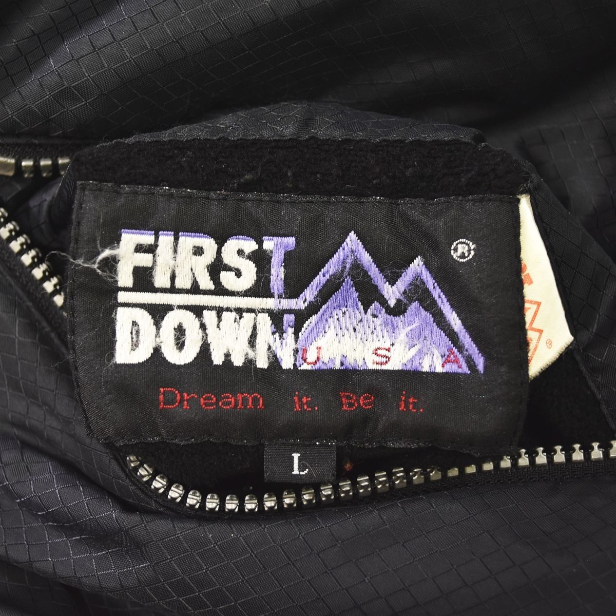 90s ヴィンテージ ファーストダウン FIRSTDOWN 2way リバーシブル 中綿 