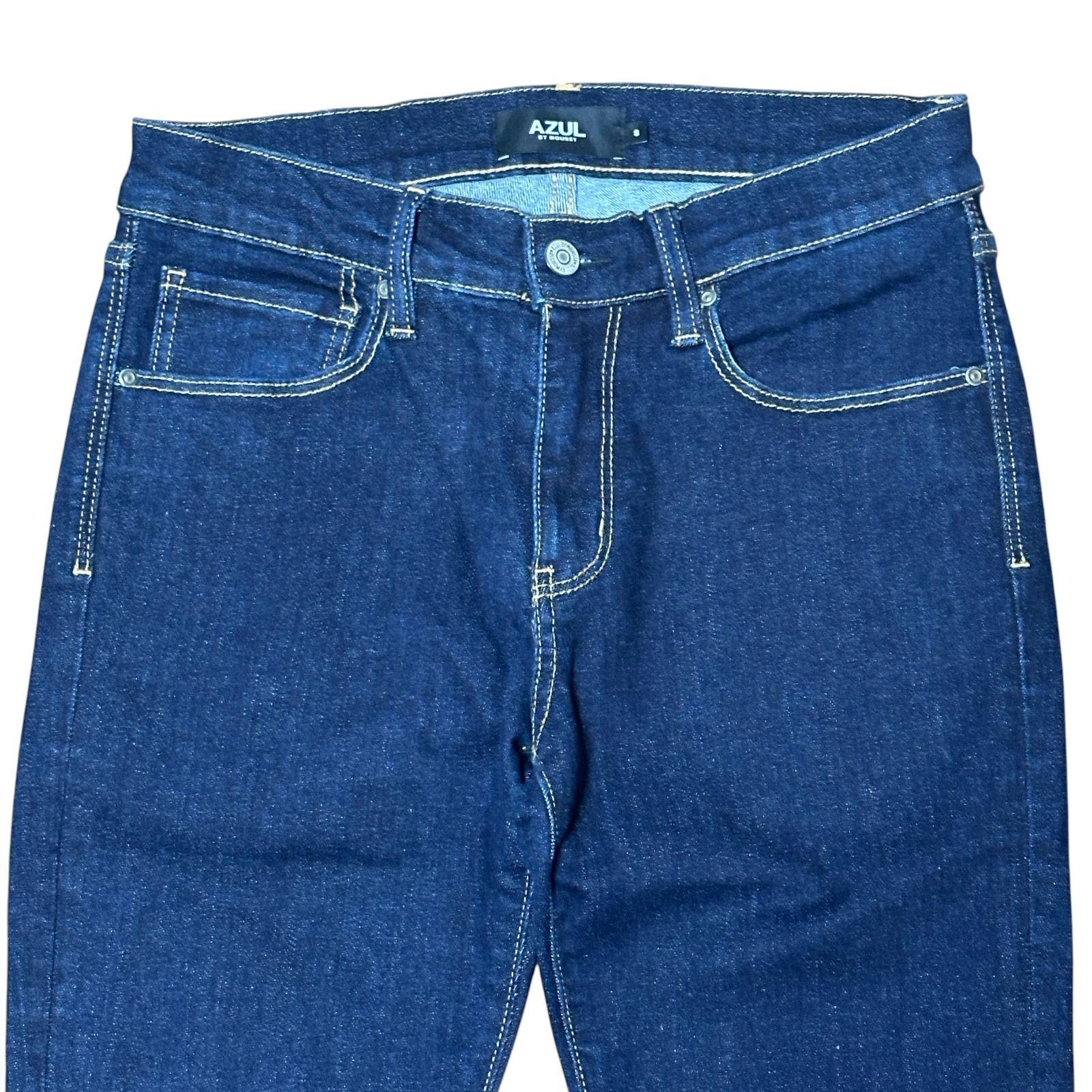 AZUL BY MOUSSY A PERFECT DENIM スキニーデニム テーパード ダーク 
