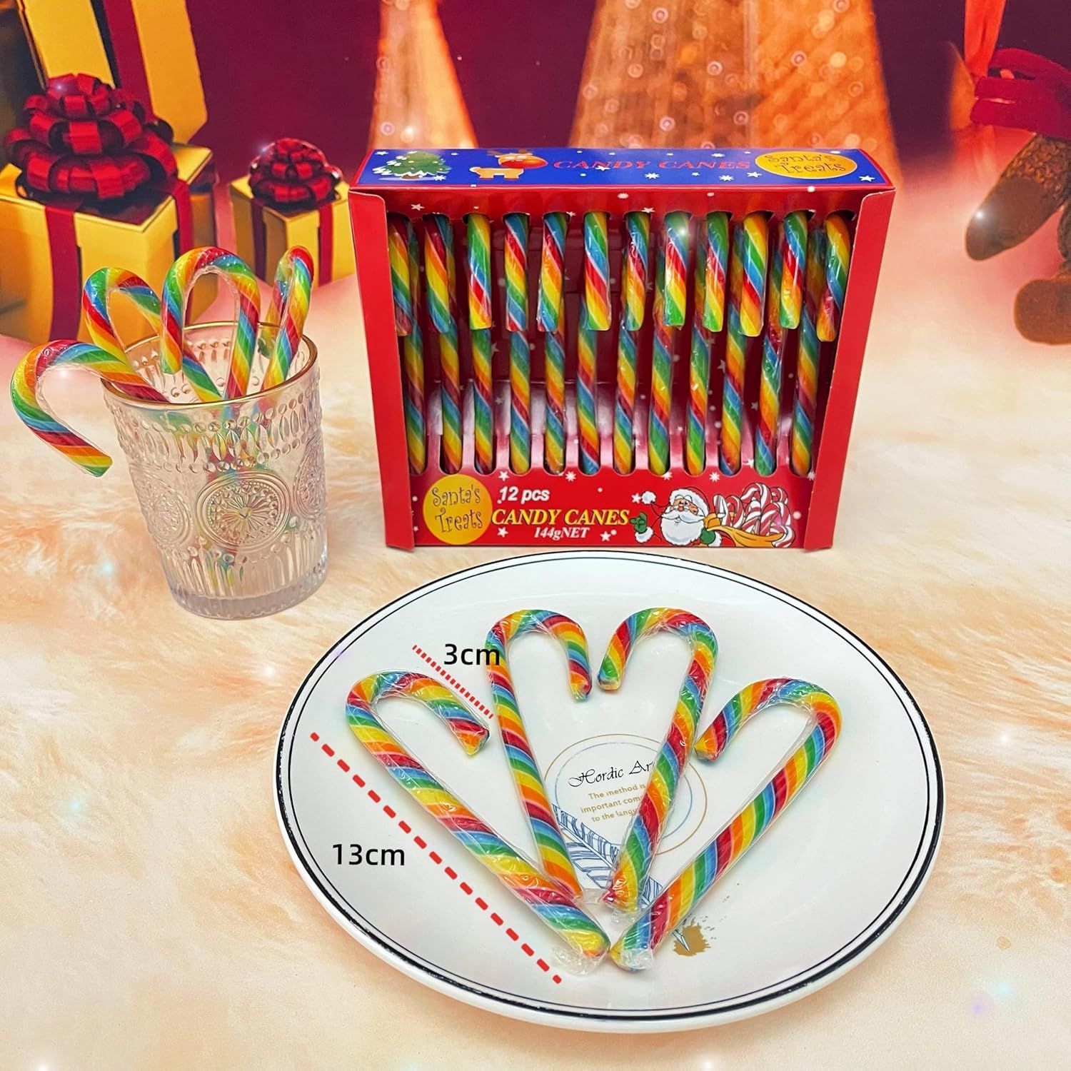 クリスマスキャンディケイン 12本入 ギフト 飴 - メルカリ