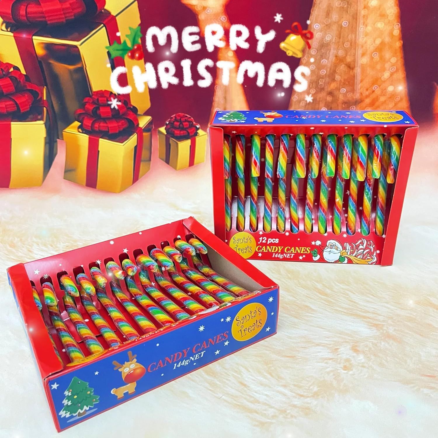 クリスマスキャンディケイン 12本入 ギフト 飴 - メルカリ