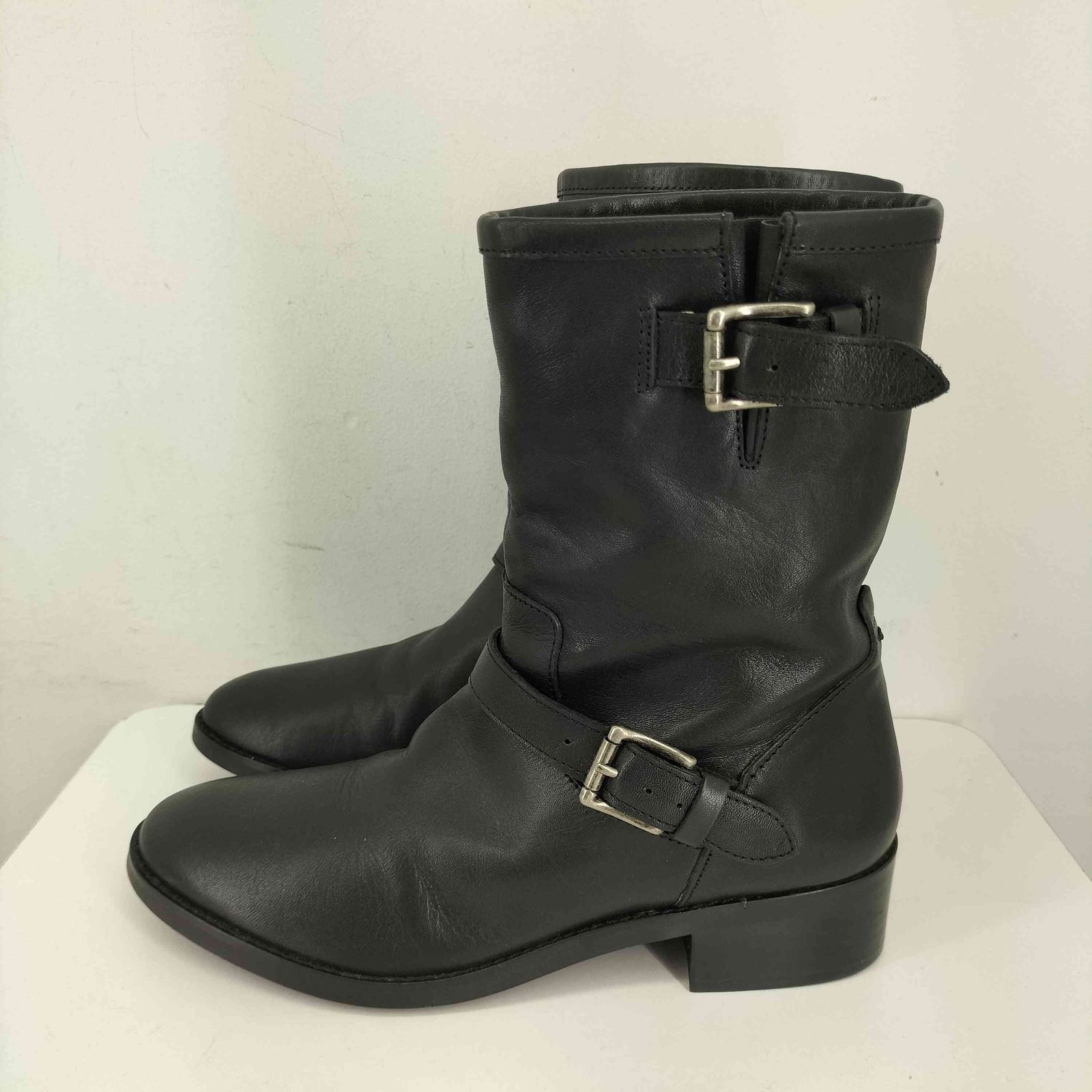 マーガレットハウエル HOWELL レザーエンジニアブーツ レディース 23 1 2