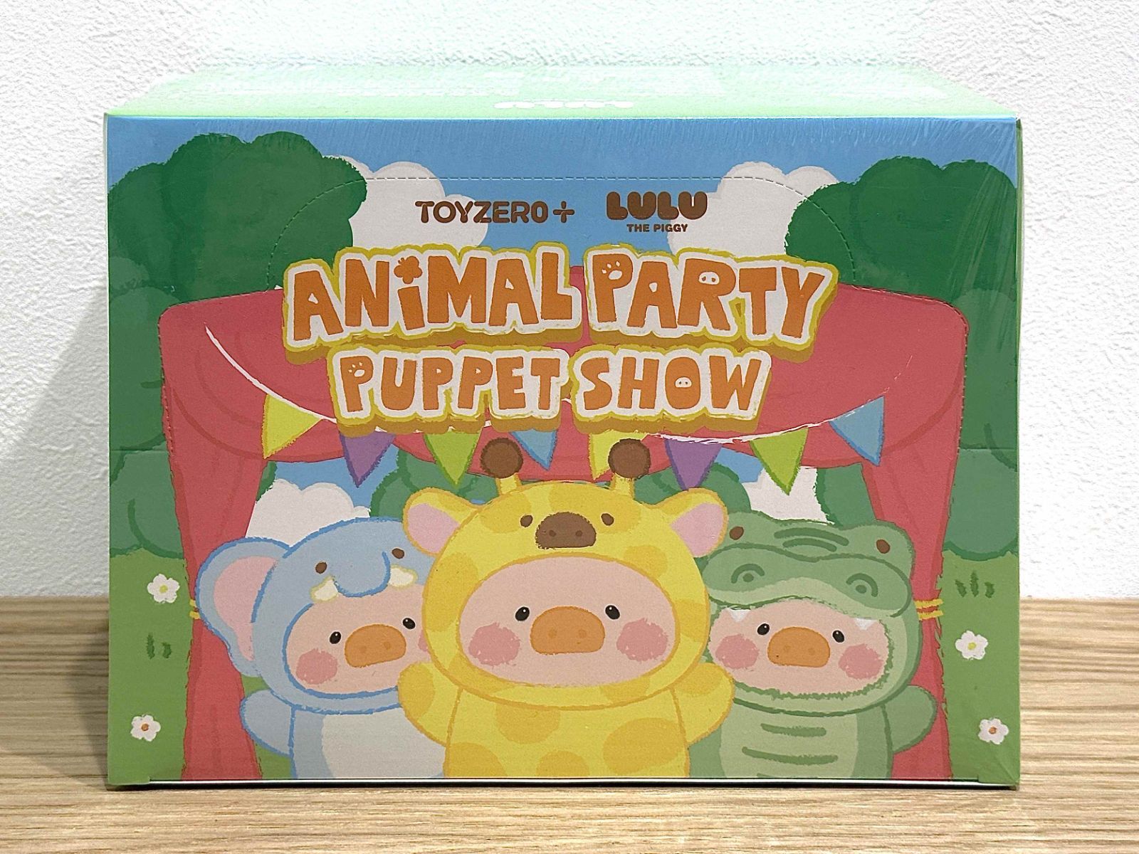 ルル ピギー LuLu the Piggy 子豚 動物パーティー パペットショー シリーズ Animal Party Puppet Show プラッシュ 指人形のおもちゃ キーチェーン ブラインドボックス 全6種 セット 売り TOYZEROPLUS
