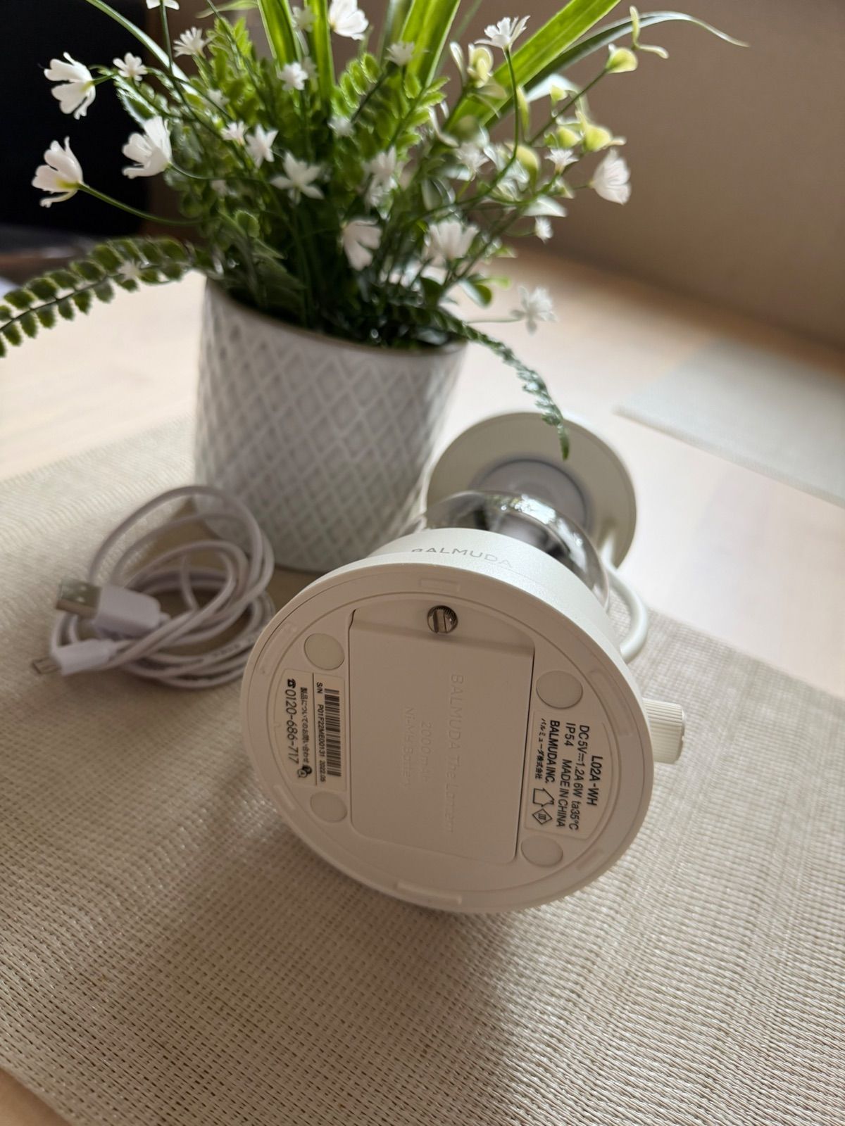 BALMUDAバルミューダ ランタン ホワイト 保管状態優良超美品✨未使用に