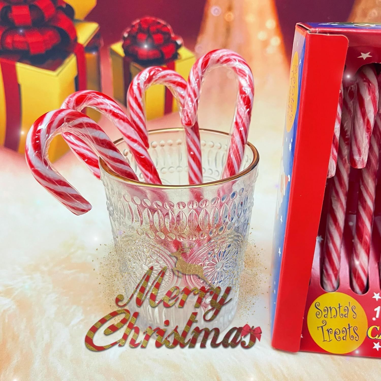 クリスマスキャンディケイン 12本入 いちご味 - メルカリ