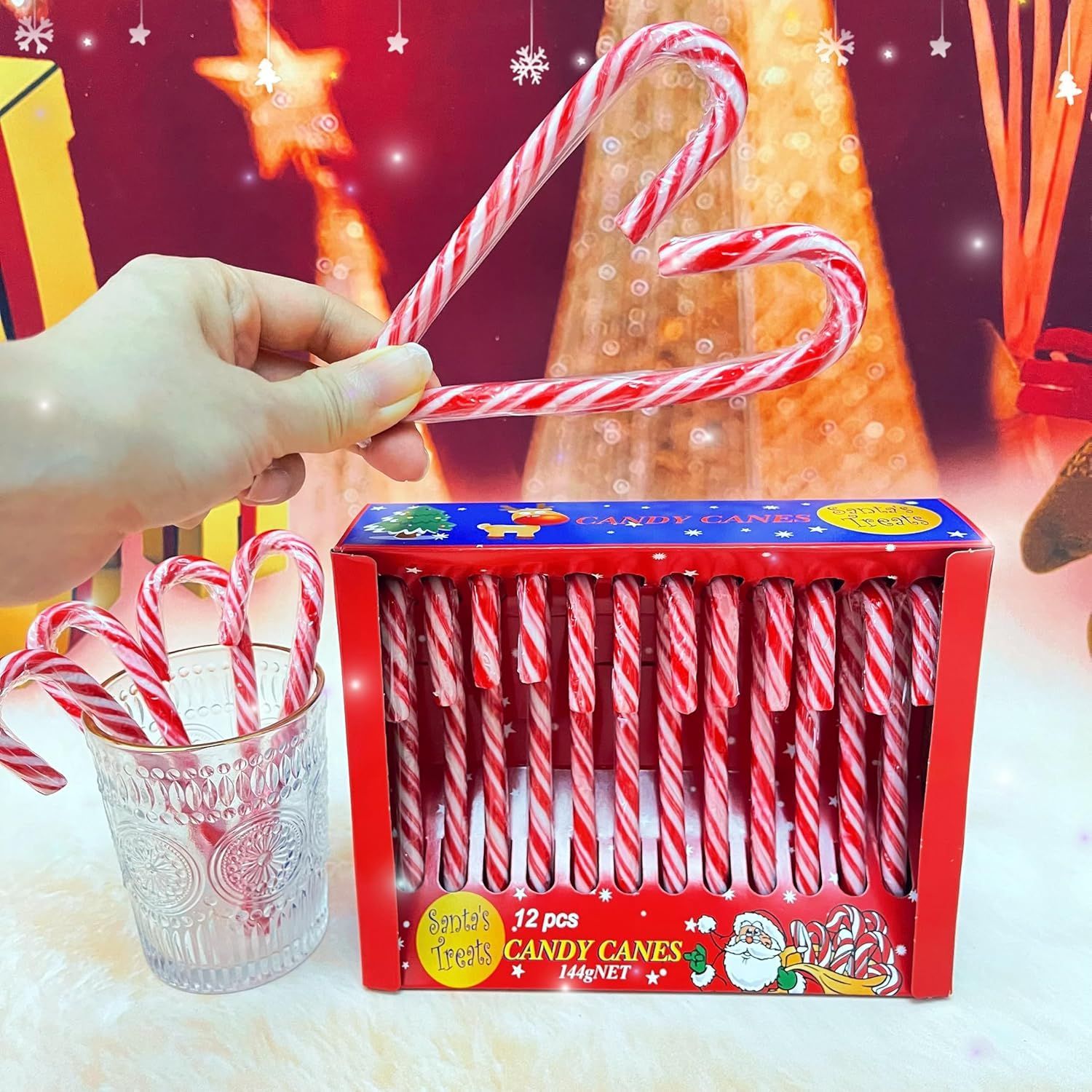 クリスマスキャンディケイン 12本入 いちご味 - メルカリ