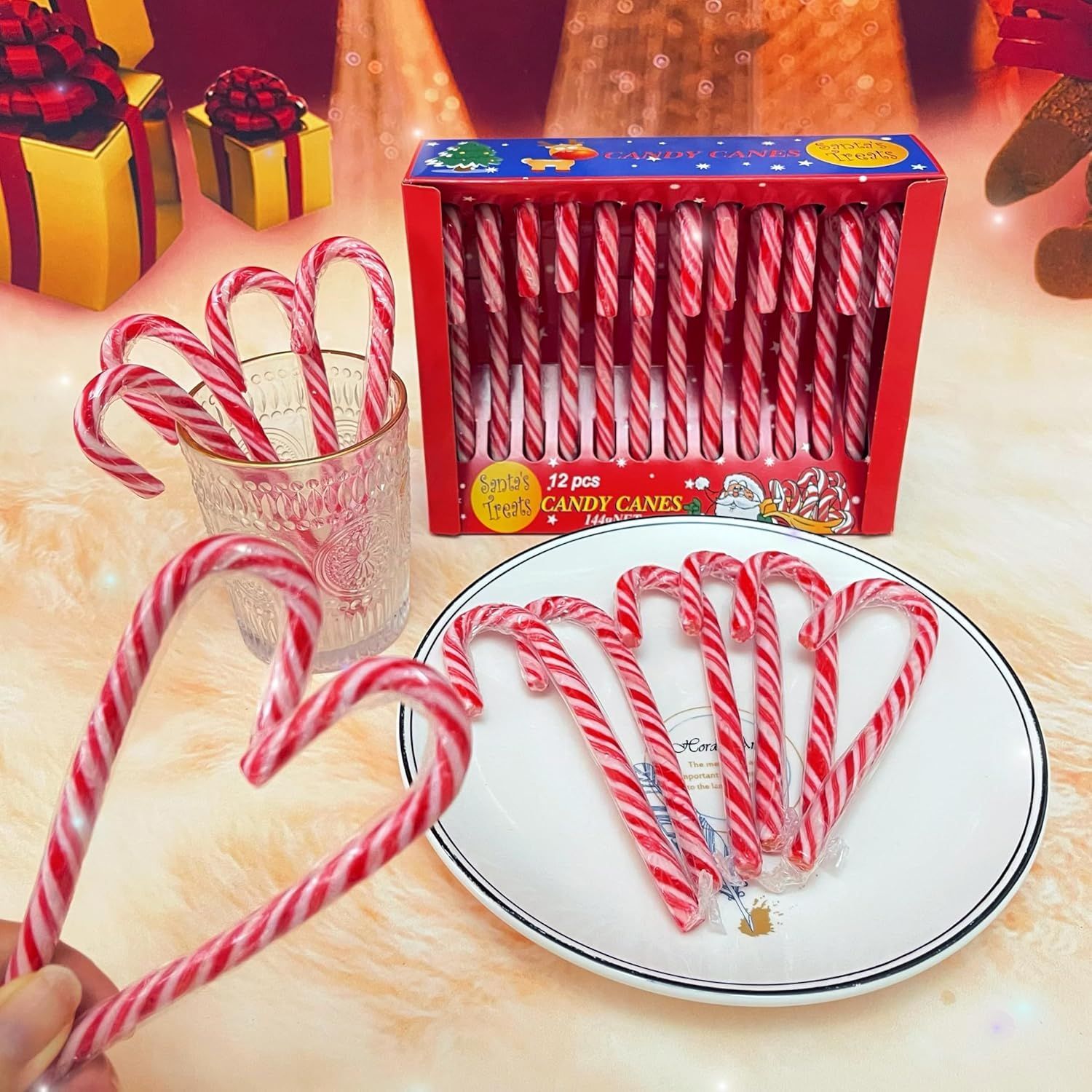 クリスマスキャンディケイン 12本入 いちご味 - メルカリ