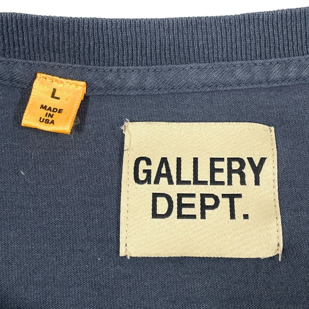 GALLERY DEPT. ギャラリーデプト ポケット 長袖Ｔシャツ ネイビー サイズ L 52702 七分 長袖カットソー トップス メンズ