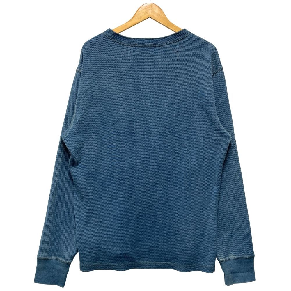 RRL ダブルアールエル インディゴ ヘンリーネック サーマル ロング