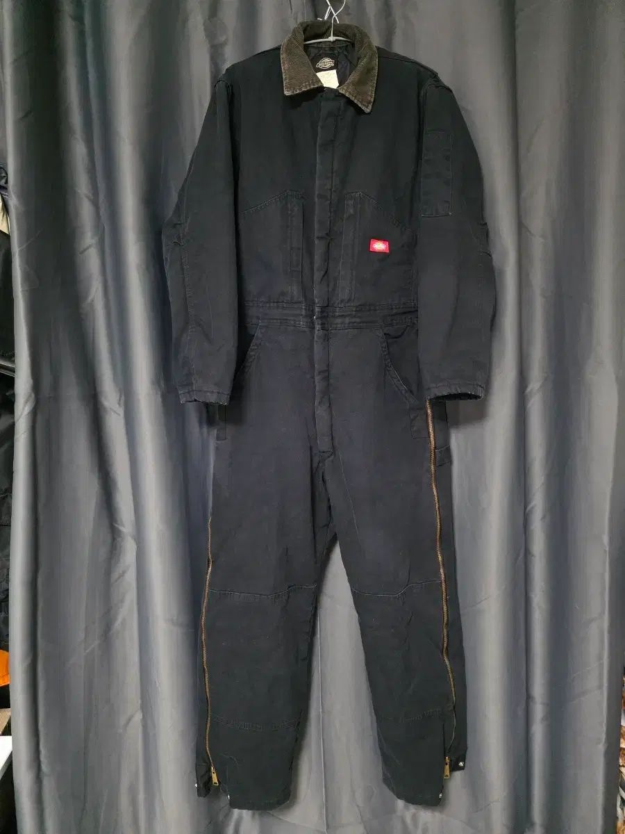 ディッキーズ ブラック オールインワン ワークウェア M