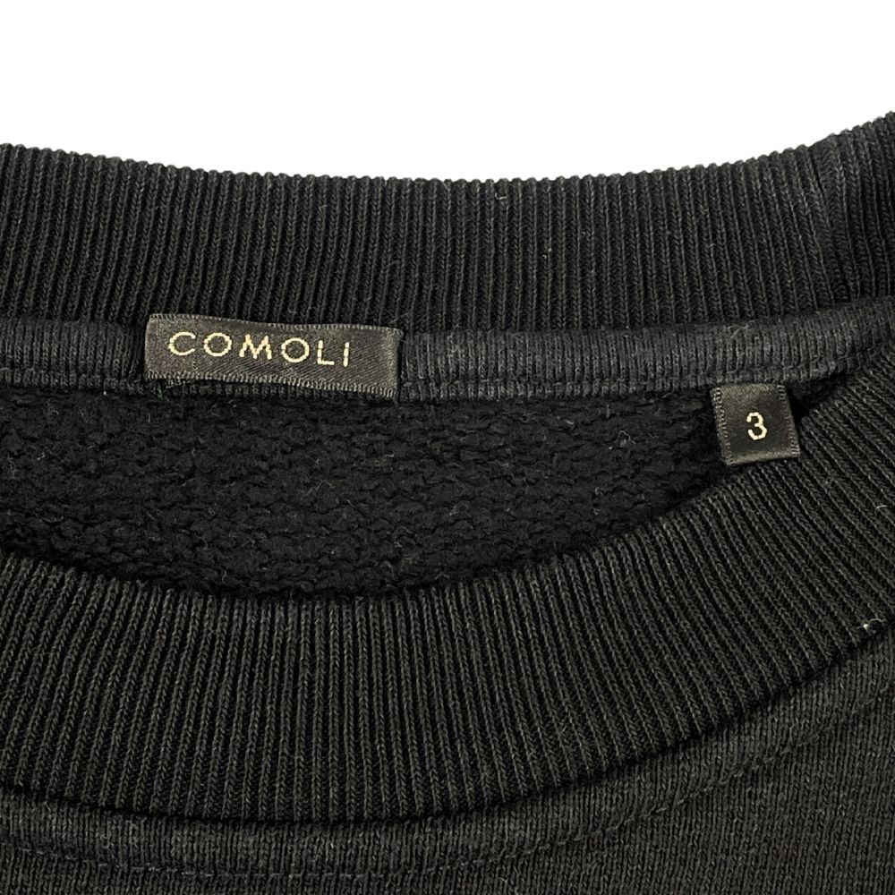 COMOLI コモリ 24AW 品番 A03-05003 コットン裏毛 クルーネック COMOLI コモリ 24AW 品番 A03-05003 コットン裏毛 クルーネック