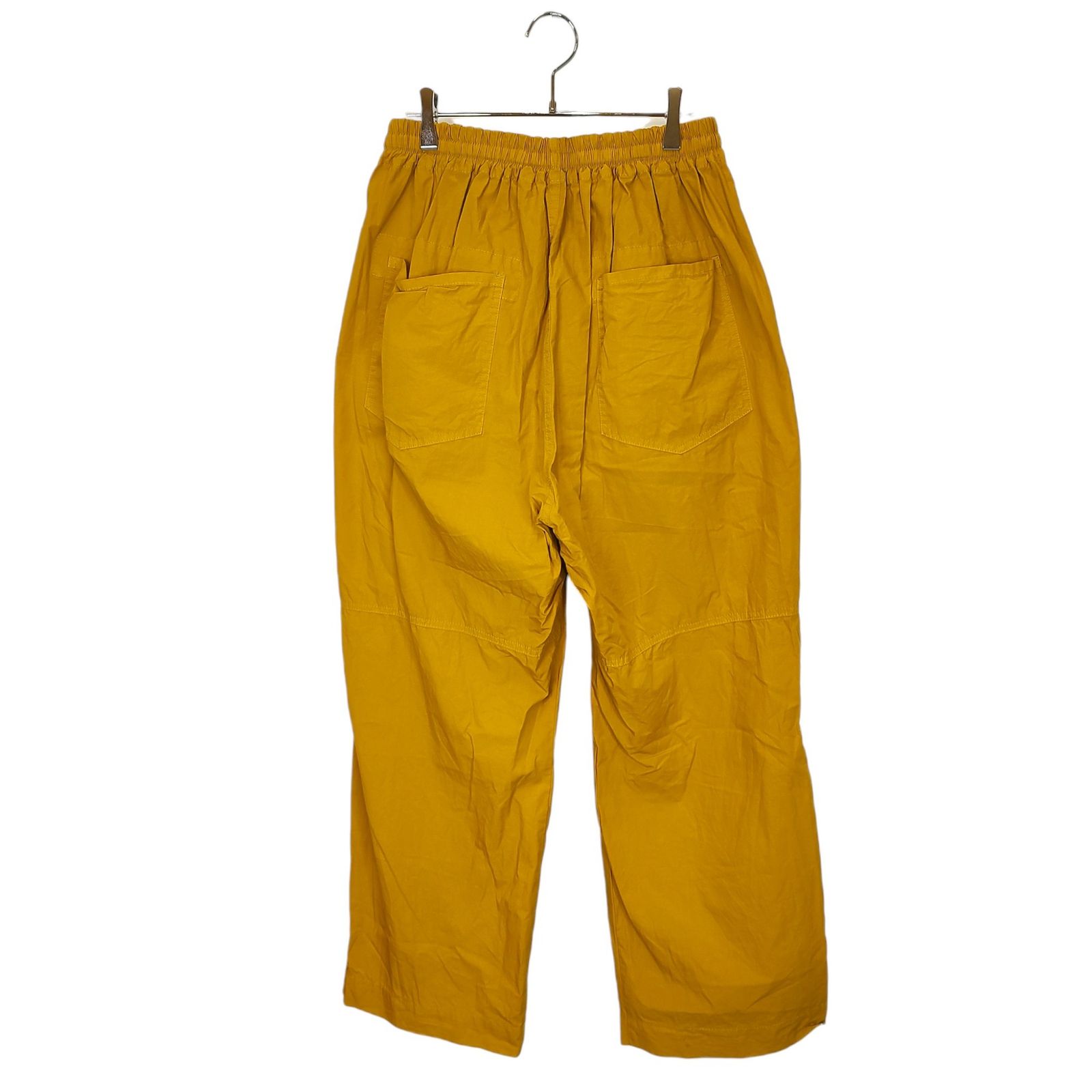 The Viridianne ヴィリディアン 22 SS Garment Dye Cotton Linen Wide パンツ VI-3481-04 2 イエロー メンズ