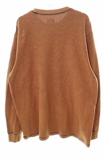 シュプリーム SUPREME 17SS REVERSE TERRY L/S TOP ORANGE L リバース
