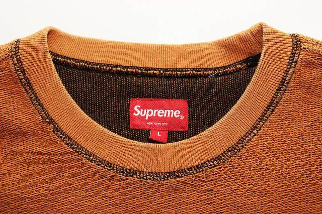 【中古】シュプリーム SUPREME 17SS REVERSE TERRY L/S TOP ORANGE L リバース テリー トップ ☆AA★251130 シュプリーム SUPREME 17SS REVERSE TERRY L/S TOP ORANGE L リバース
