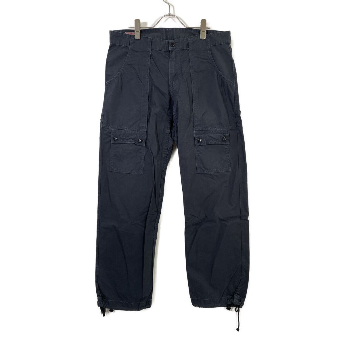 フリーホイーラーズ 1922004 BUSHMASTER ブッシュマスター ネイビー コットン ドローコード テーパードパンツ