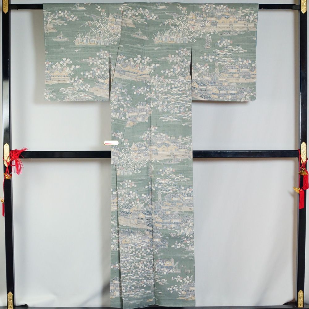 証紙付き 茶屋辻模様