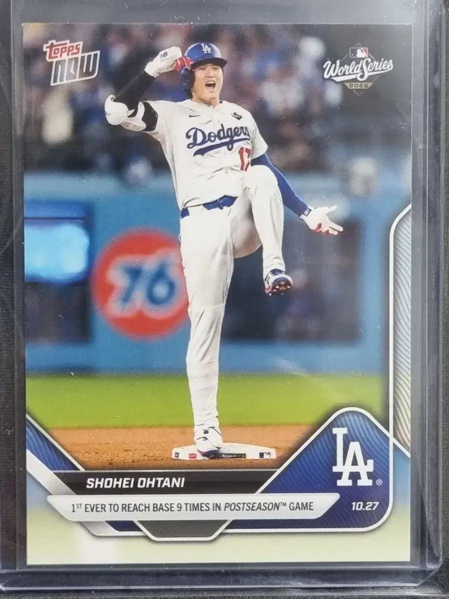 TOPPS NOW 翔平 大谷 WORLD SERIES 9出塁試合 カード - メルカリ