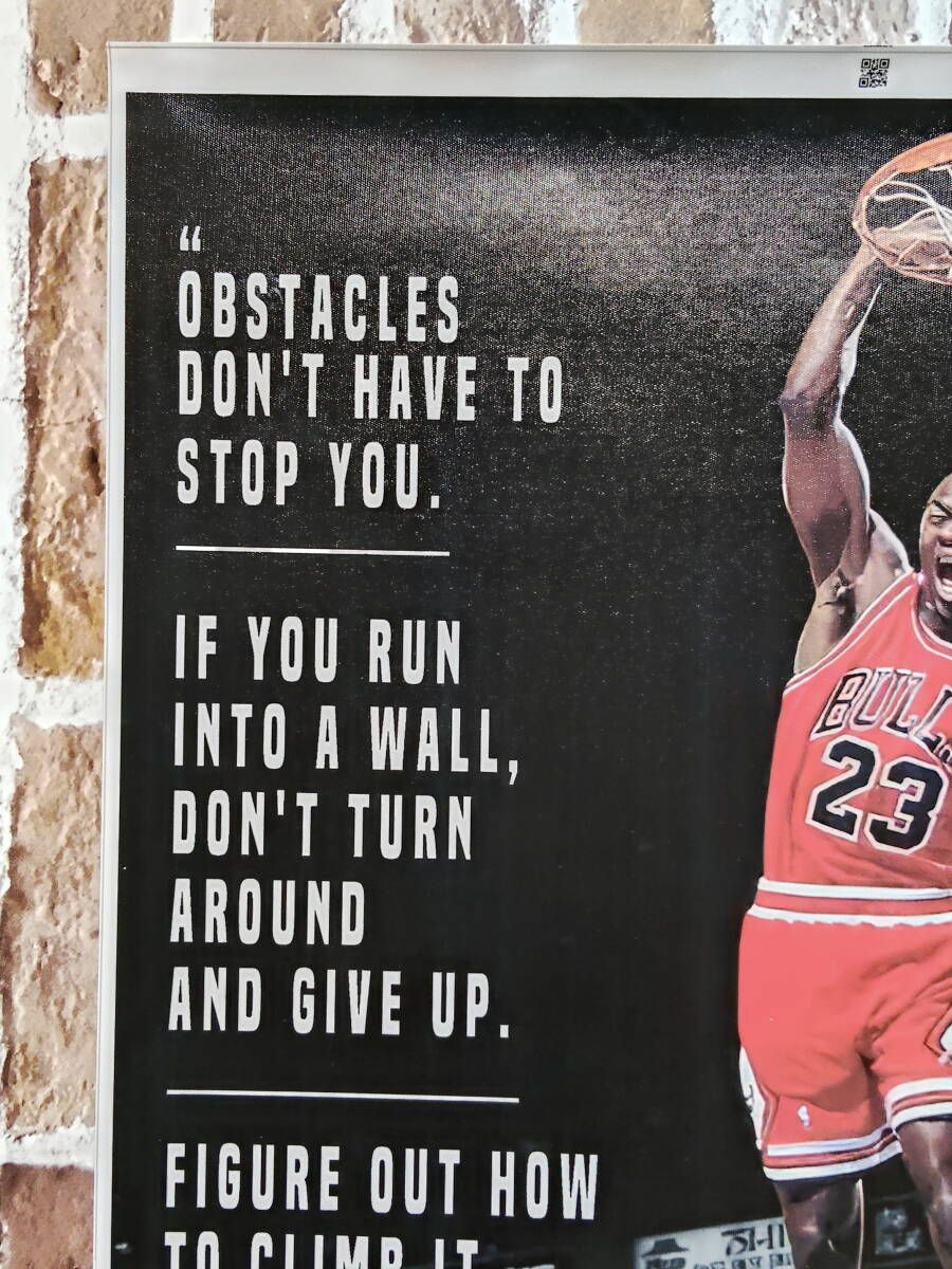 布製 ポスター マイケル・ジョーダン （バスケットボール） 63㎝×41