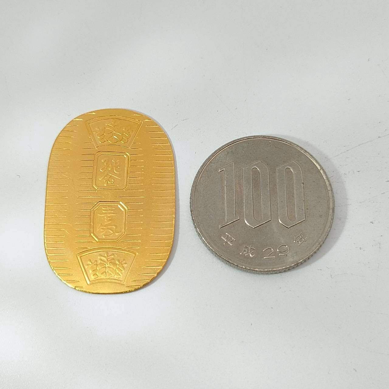 小判 24金 24金 K24 男女兼用 造幣局 小判モチーフ 3.84g D734 - メルカリ