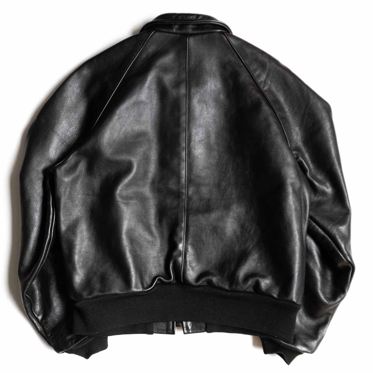 美品/ビッグサイズ】 VANSON 【襟付き オールレザー スタジャン】44