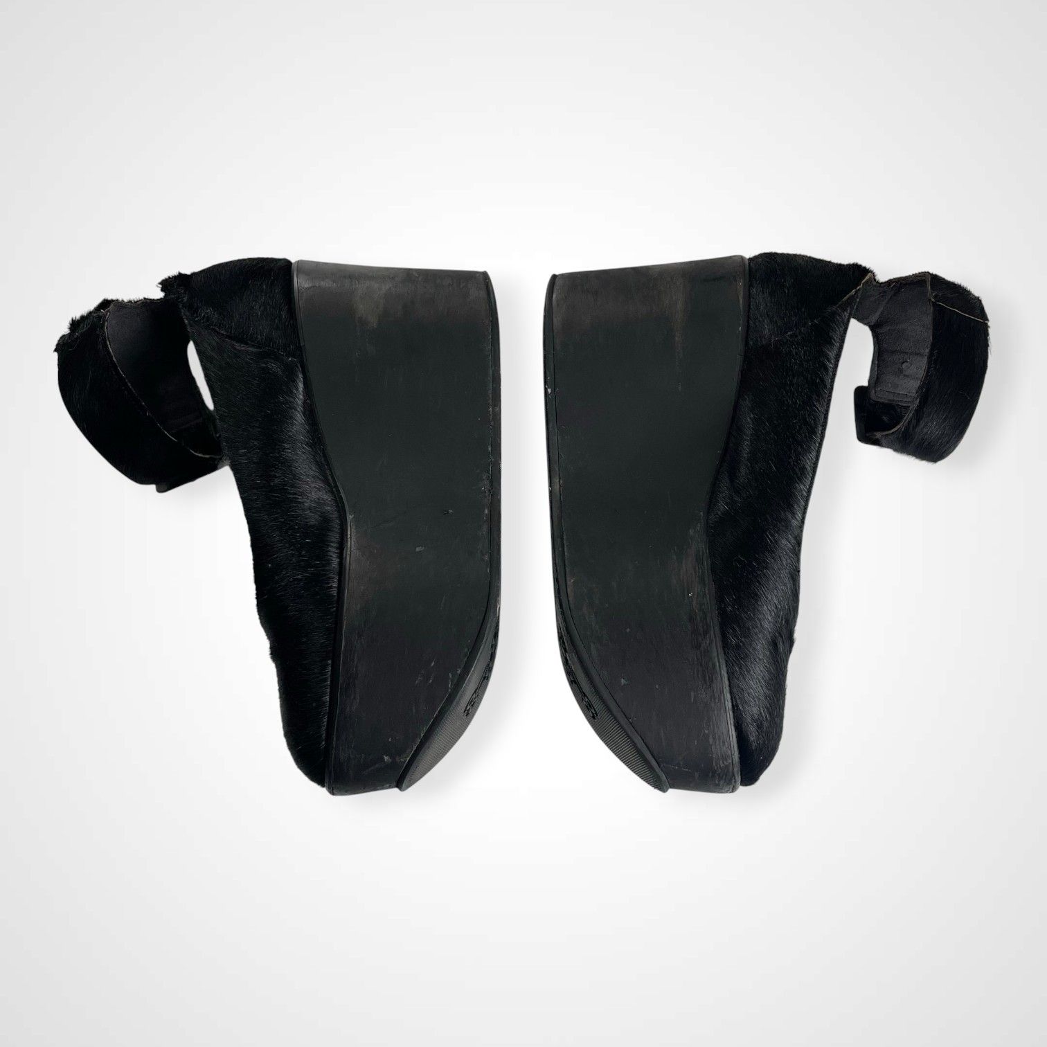 BELLY BUTTON ベリーボタン / ハラコプラットフォームシューズ TOKYO