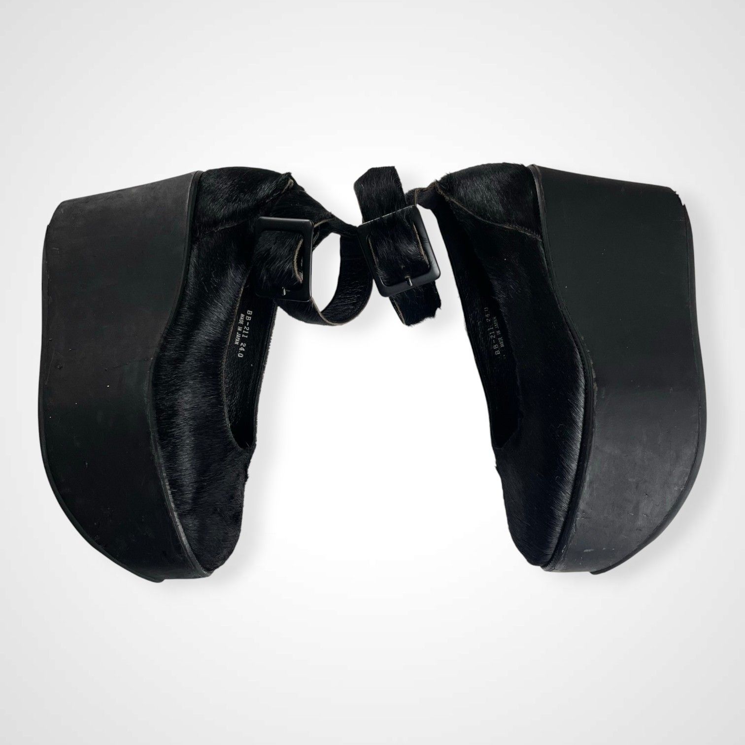 BELLY BUTTON ベリーボタン / ハラコプラットフォームシューズ TOKYO