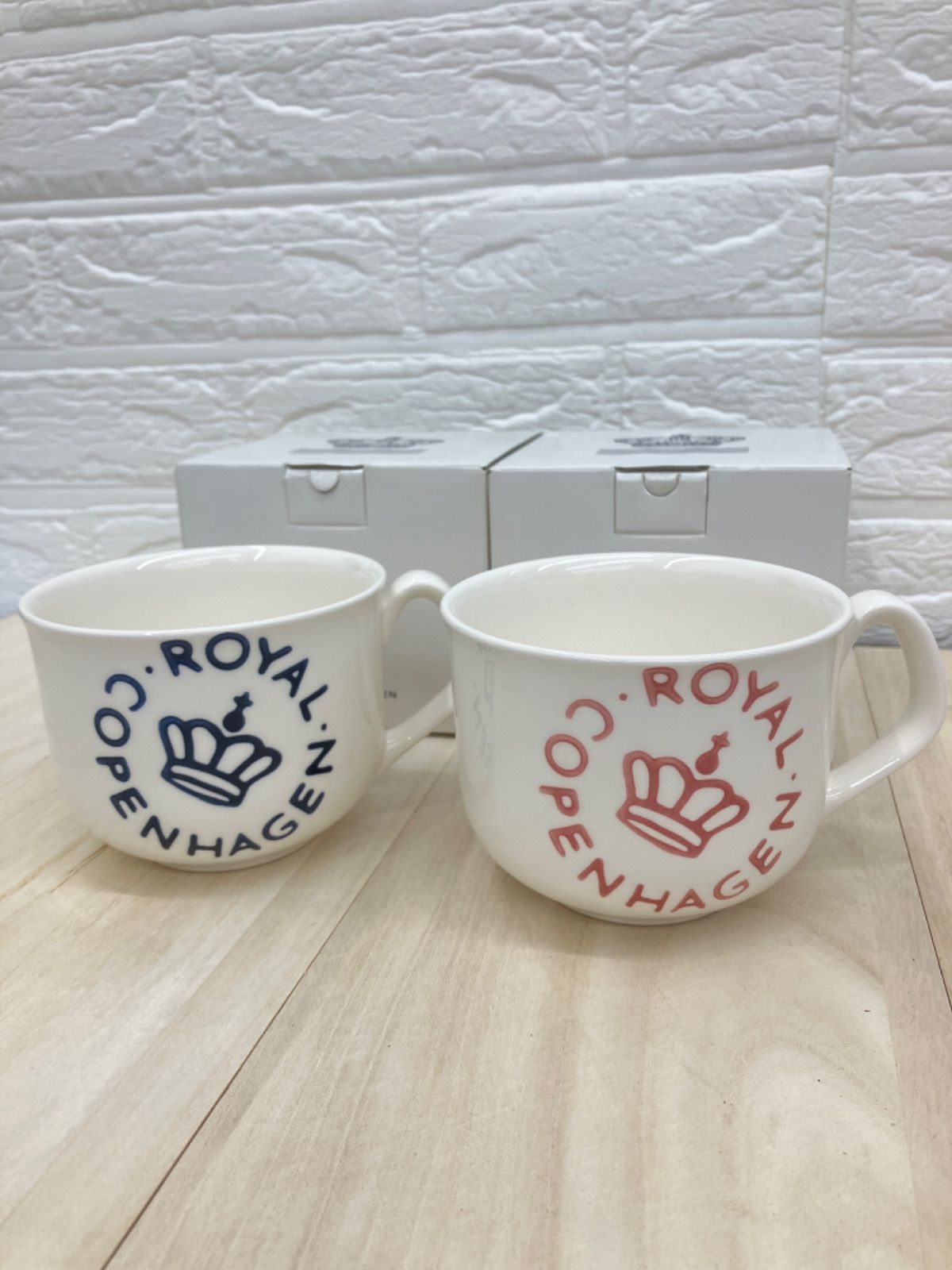 Royal Copenhagen ロイヤルコペンハーゲン スープカップセット