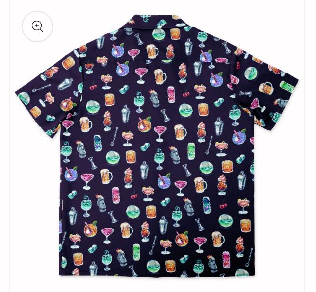 VA-11 Hall-A Gachaloha Last Call - Pixel Shirt sise L ラストコールピクセルシャツ