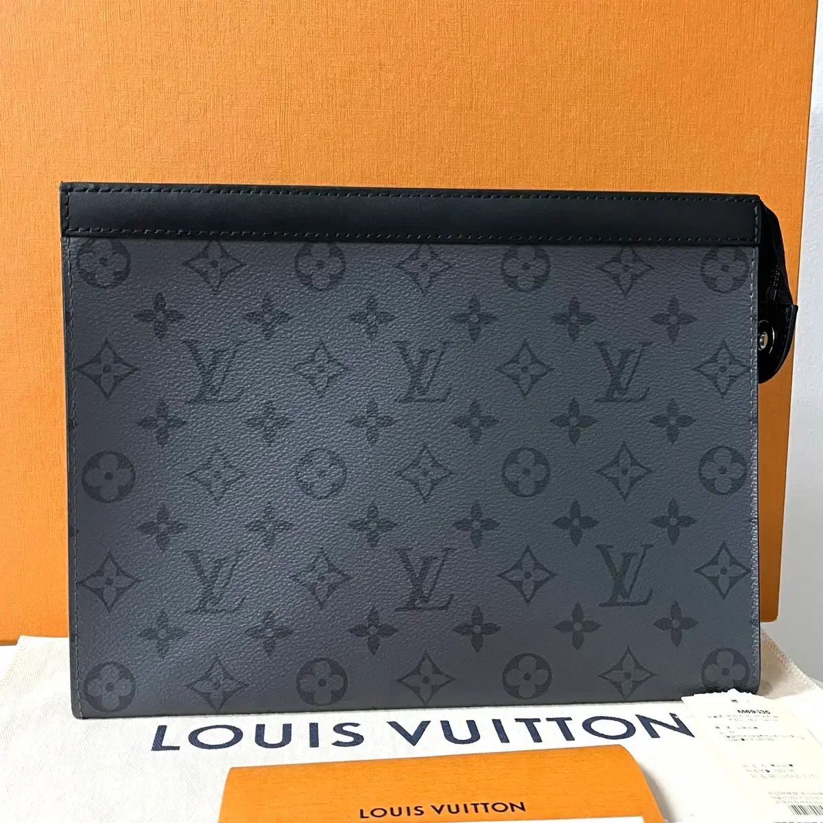 S級 Louis Vuitton ルイヴィトン リバースエクリプス ポシェット ヴォワヤージュ クラッチバッグ