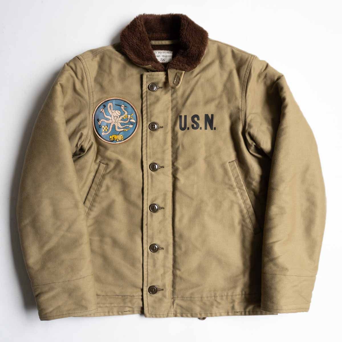 REAL McCOYS USS Croaker デッキジャケット 38 N-1 美品】THE REAL McCOY'S 【N-1 DECK JACKET 】38 デッキジャケット