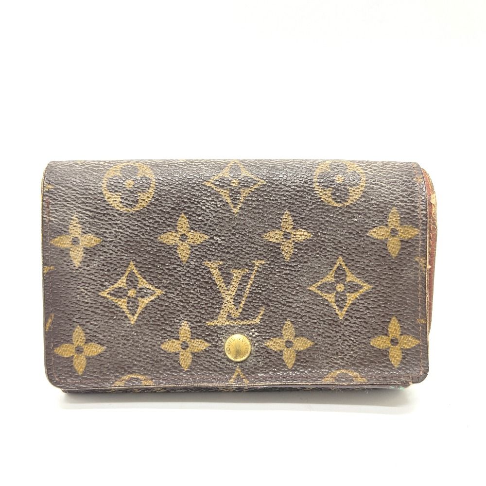 LOUIS VUITTON ルイヴィトン 2つ折り財布 ポルト モネ ビエ トレゾール