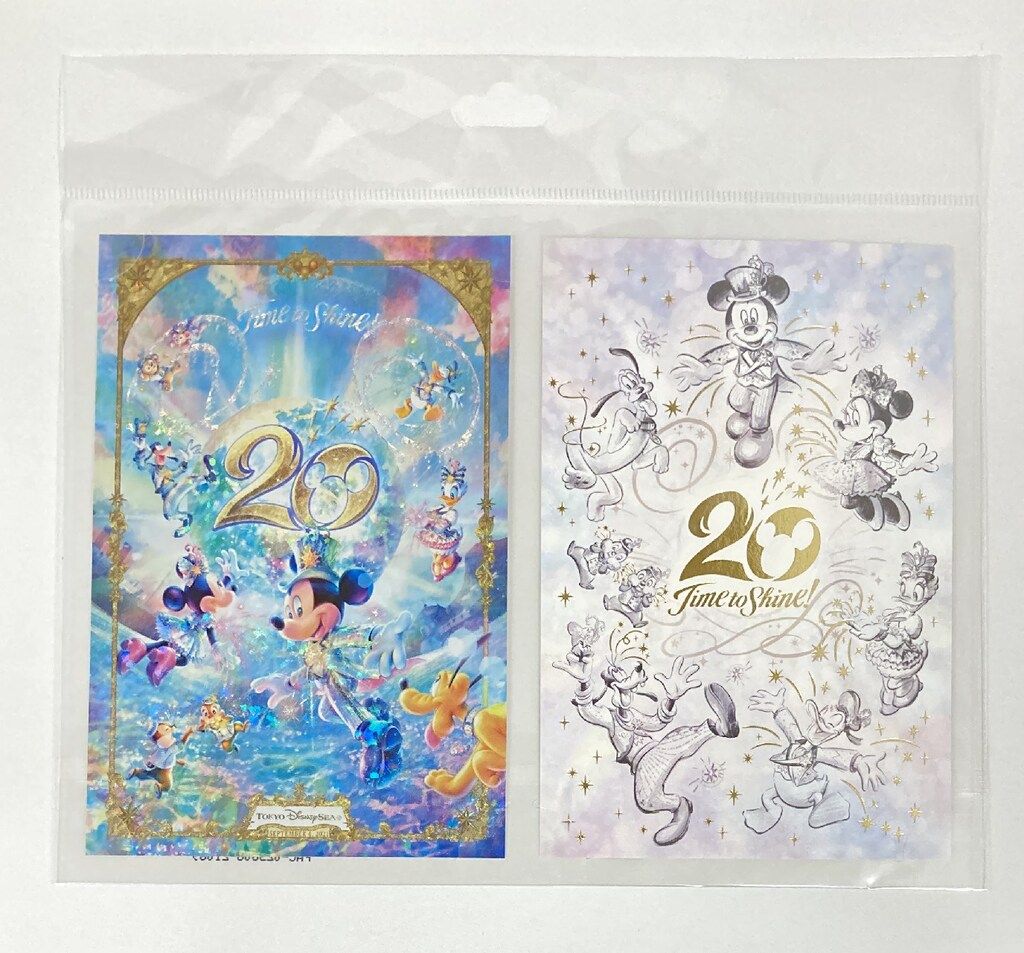 東京ディズニーシー ポストカードセット TDS20周年 Time to Shine