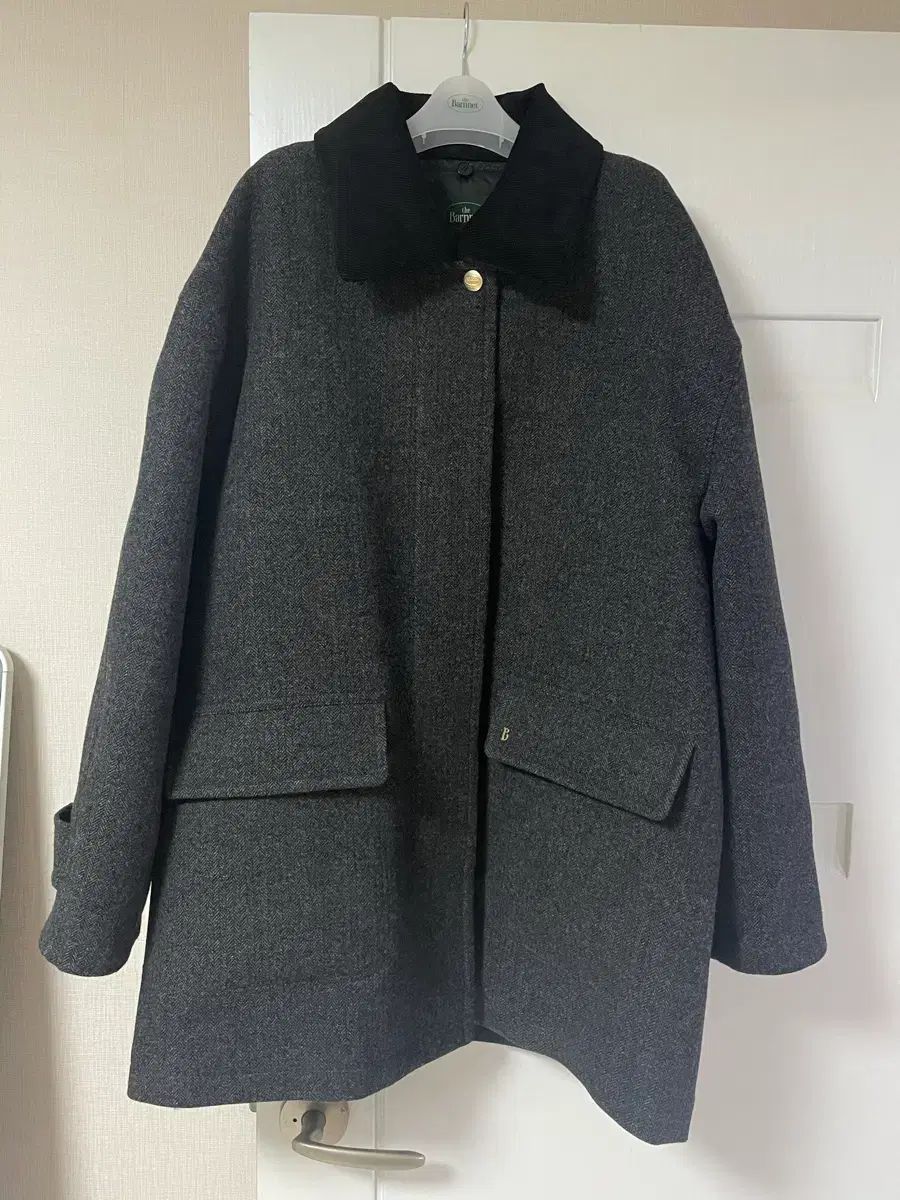 ザ バーネット コーデュロイ ヘリンボーン ハーフ コート s