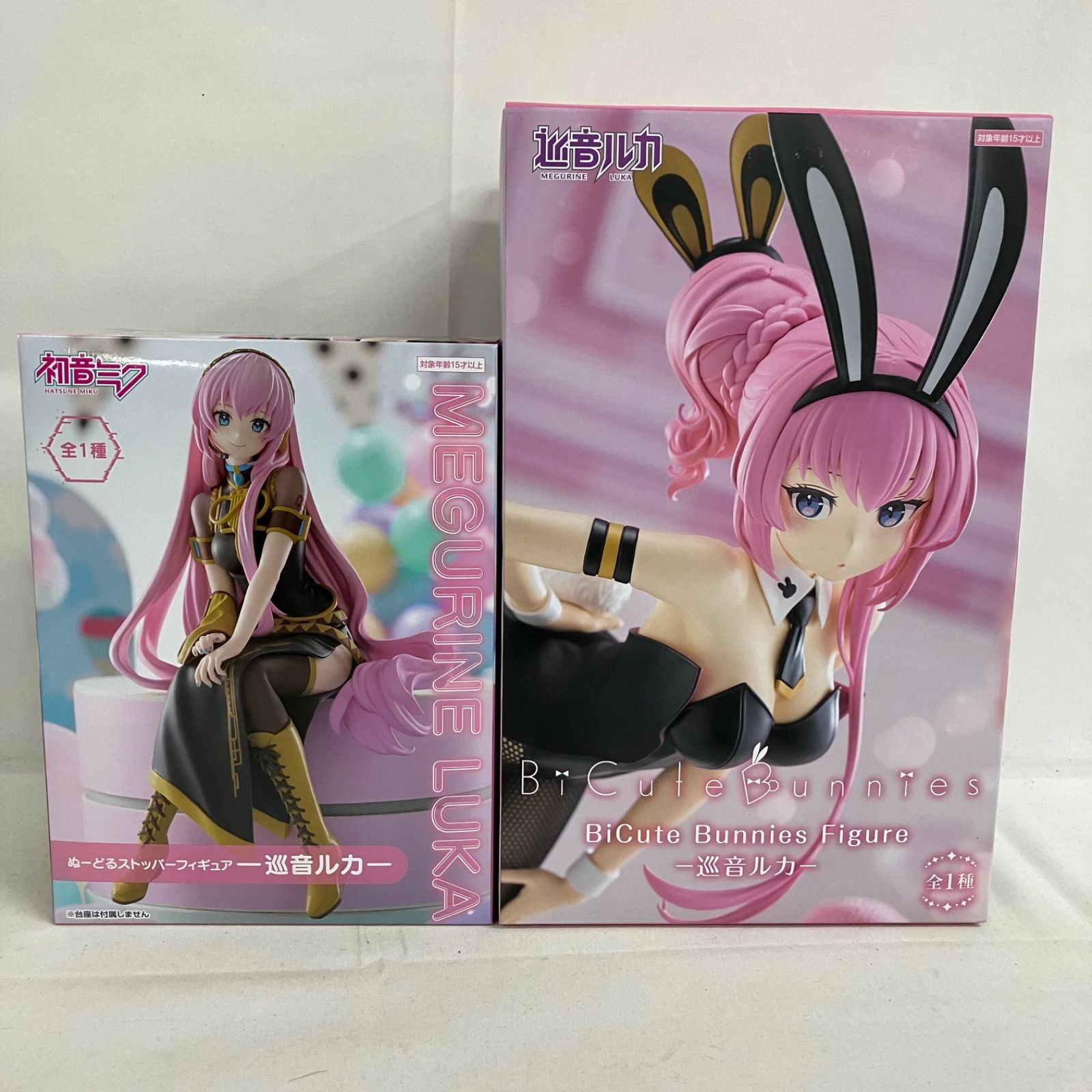 未開封 巡音ルカ ぬーどるストッパー BiCute Bunnies フィギュア 2個 