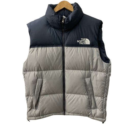 ノースフェイス THE NORTH FACE NUPTSE VEST ヌプシ ダウン ベスト ND92232 ベスト グレー Lサイズ 201MT-4839