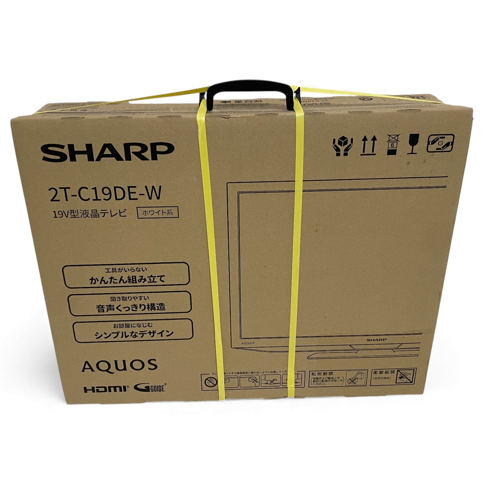 シャープ SHARP 液晶テレビ 2 T C 19 DE W ホワイト V型 1700 2976