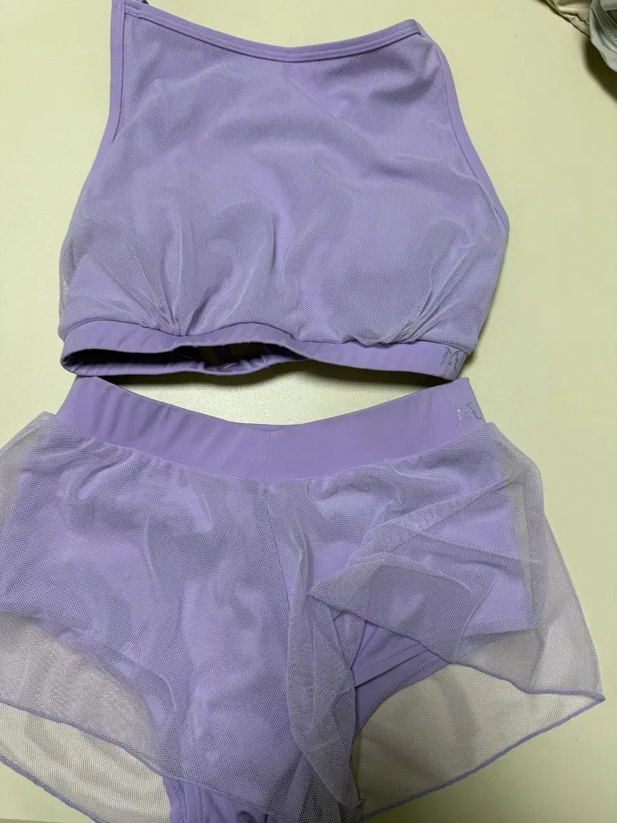 ミニュエット ポールダンス ウェア ニュシシ パープル s