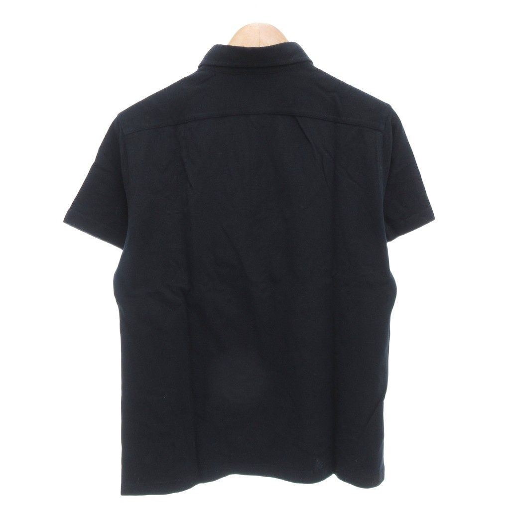 ギローバー GUY ROVER SHIPS ポロシャツ 半袖 L 無地 刺繍 紺 ダーク