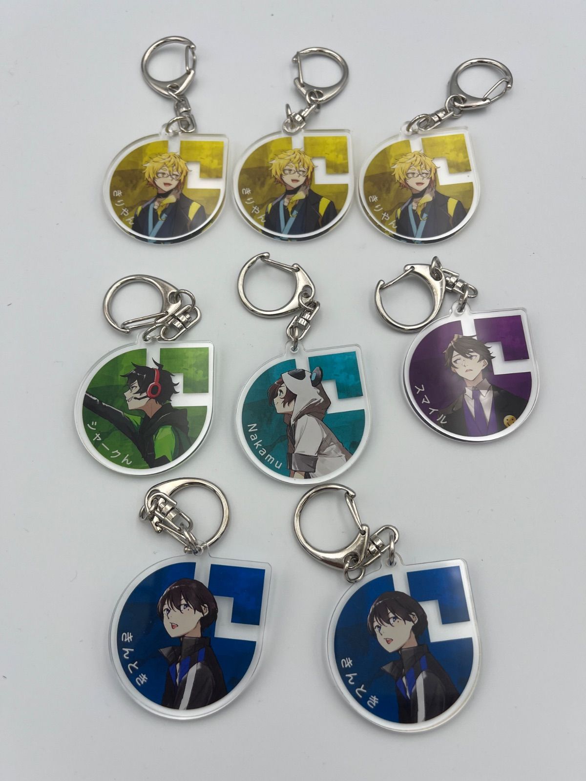 ワイテルズ アクリルキーホルダー 8個セット - メルカリ
