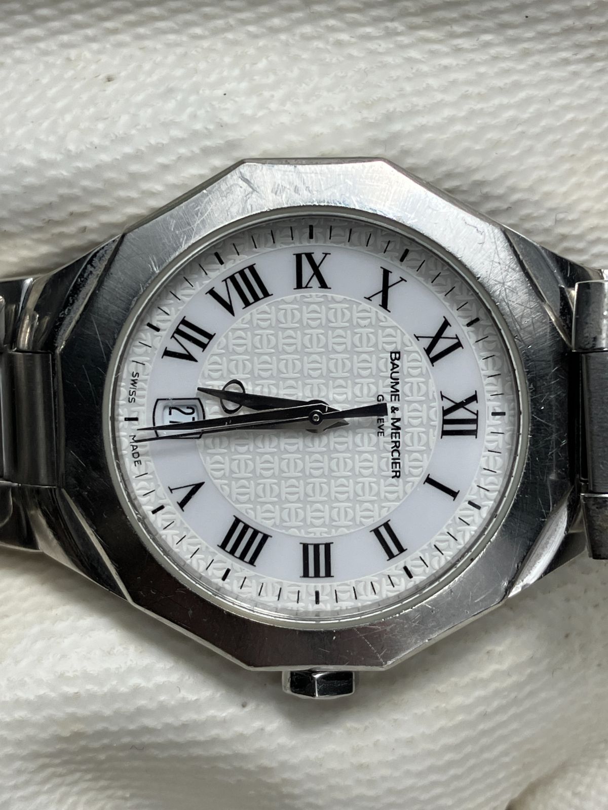 BAUME&MERCIER リビエラ デイト レディース腕時計 保存箱 ボーム