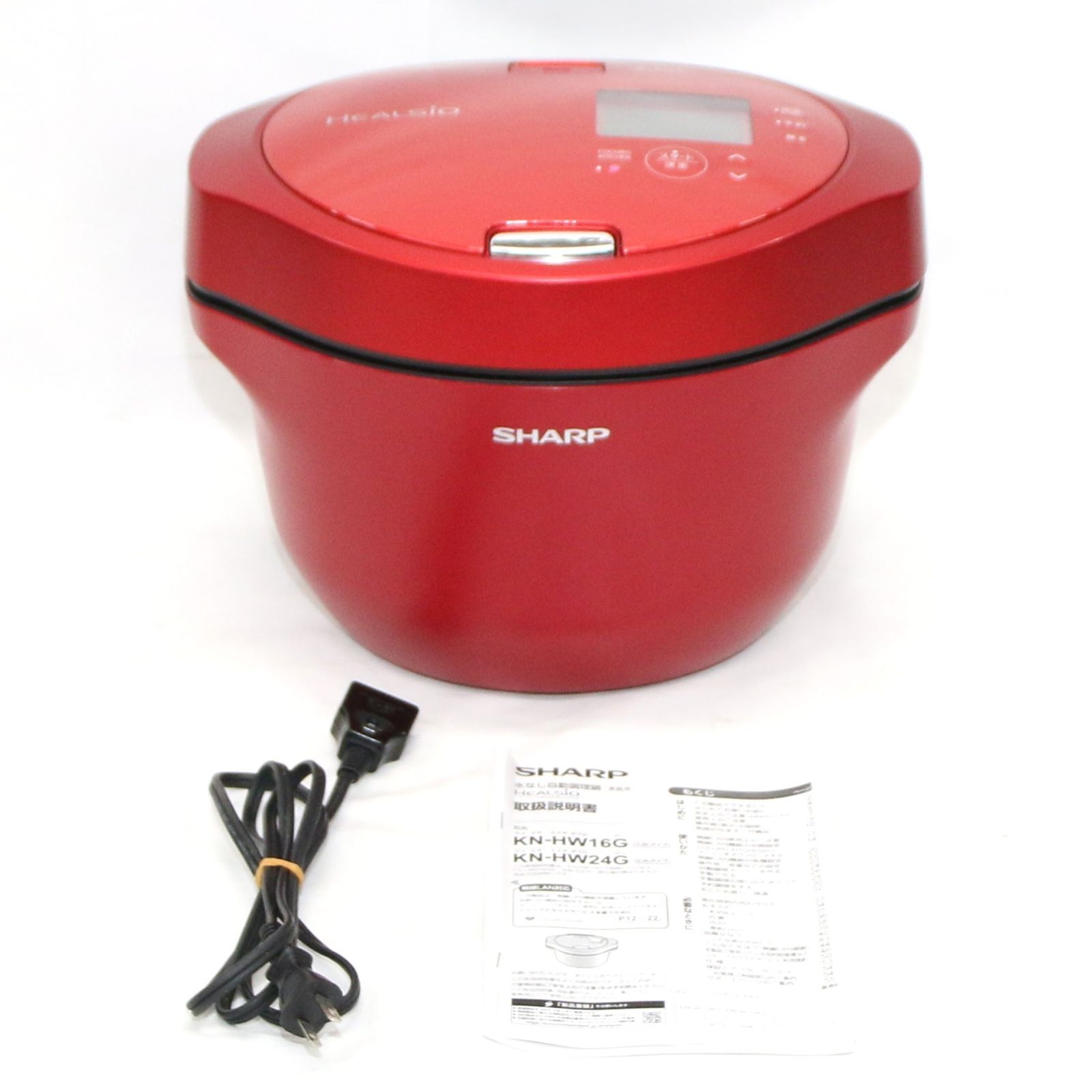 シャープ ヘルシオ ホットクック KN HW 24 G 2〜6人用 2 4 L容量 r レッドkn 可 C