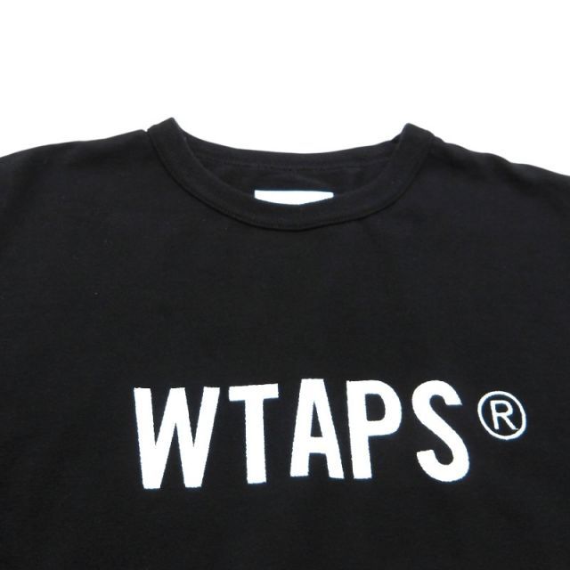 WTAPS 24ss SIGN/SS/COTTON.TSSC BLACK サイズ2 241ATDT-CSM22 ダブル