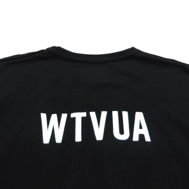 WTAPS 24ss SIGN/SS/COTTON.TSSC BLACK サイズ2 241ATDT-CSM22 ダブル