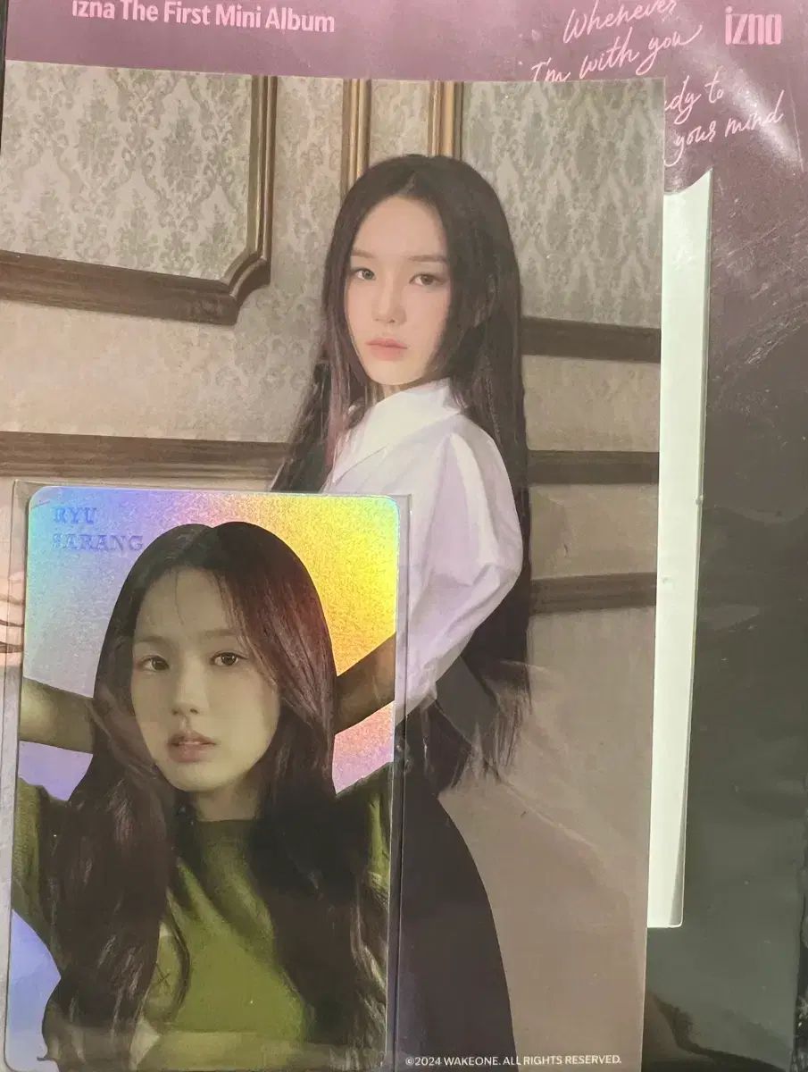 イズナ流砂トレカ はがき デビューポップアップ グッズ スタンディング wts pcs