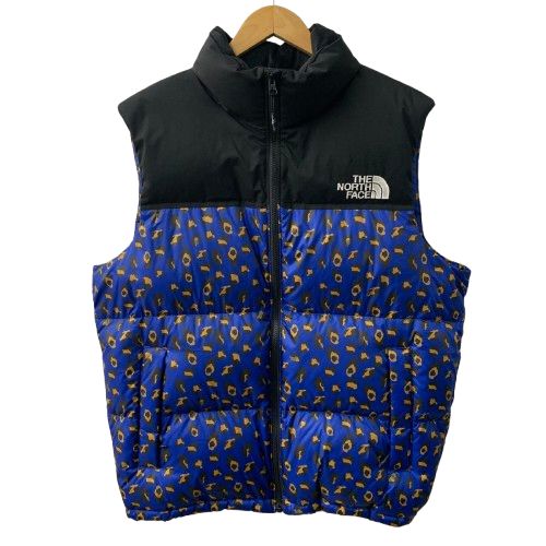 ノースフェイス THE NORTH FACE NUPTSE DOWN VEST ヌプシ ダウン ベスト ブルー Lサイズ 201 MT 4840