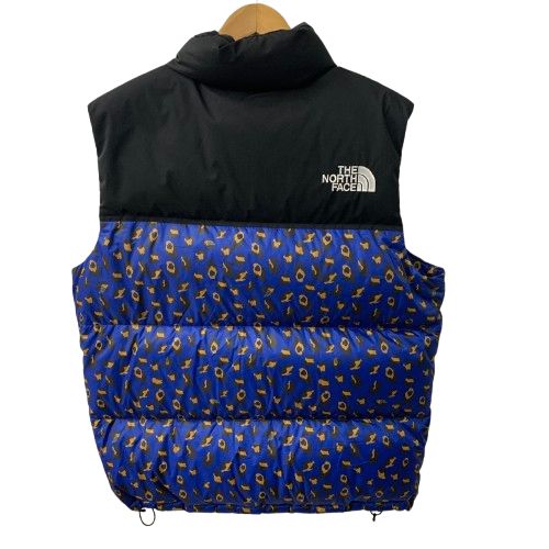 ノースフェイス THE NORTH FACE NUPTSE DOWN VEST ヌプシ ダウン ベスト ブルー Lサイズ 201 MT-4840