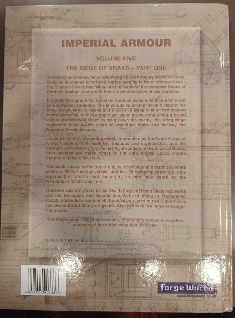 forge World THE SIEGE OF VRAKS PART ONE HC 5