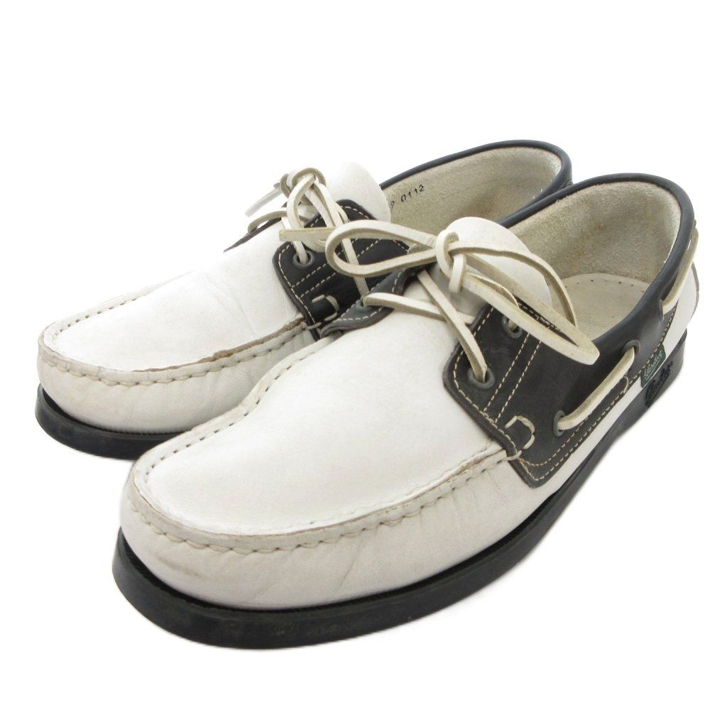 パラブーツ Paraboot SHIPS別注 デッキシューズ 9 レザー 本革 バイ